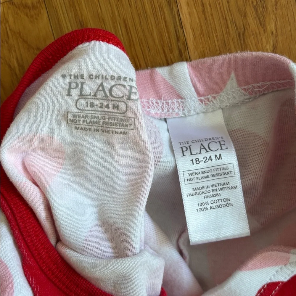 18-24M The Children's Place Heart Pajama Set